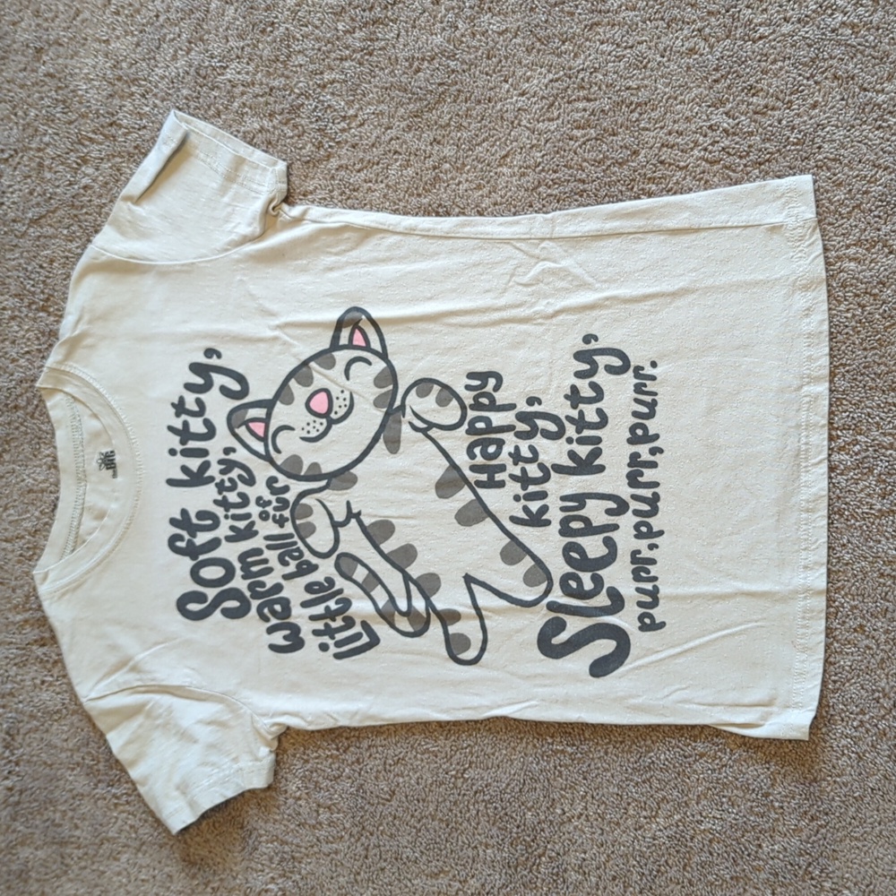 Big Bang Soft Kitty Ripple Junction Women's Medium Grey Shirt